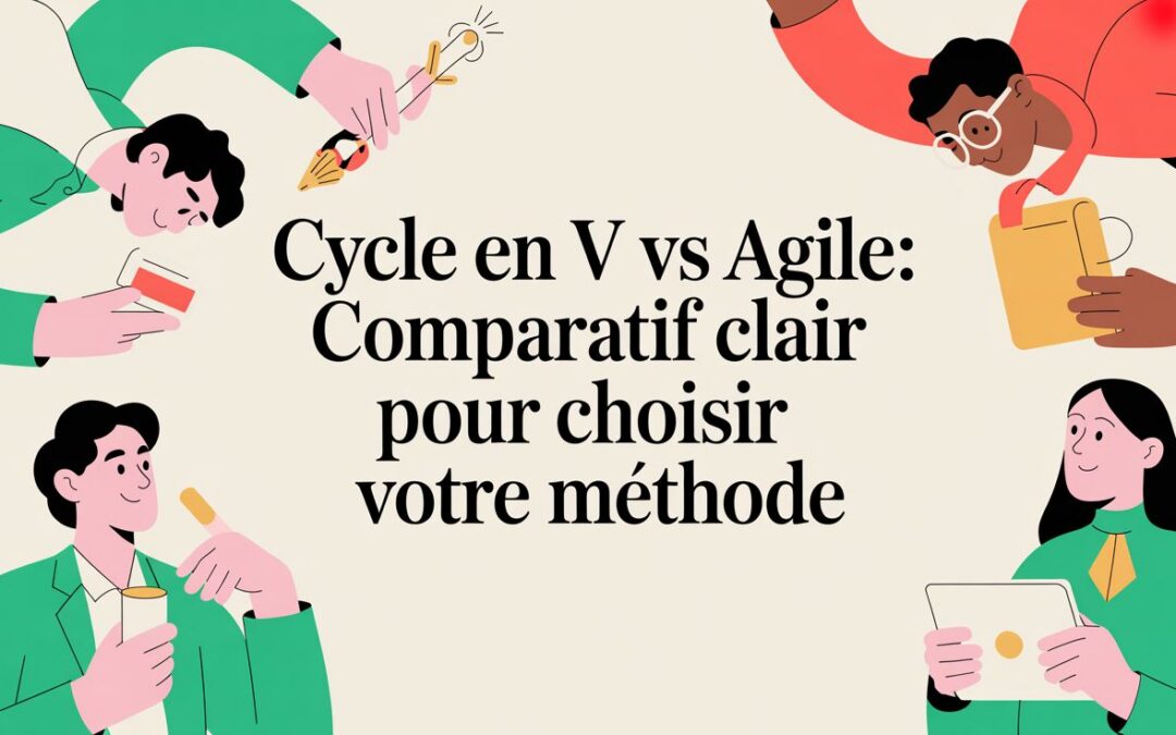 Cycle en v vs agile: Comparatif clair pour choisir votre méthode