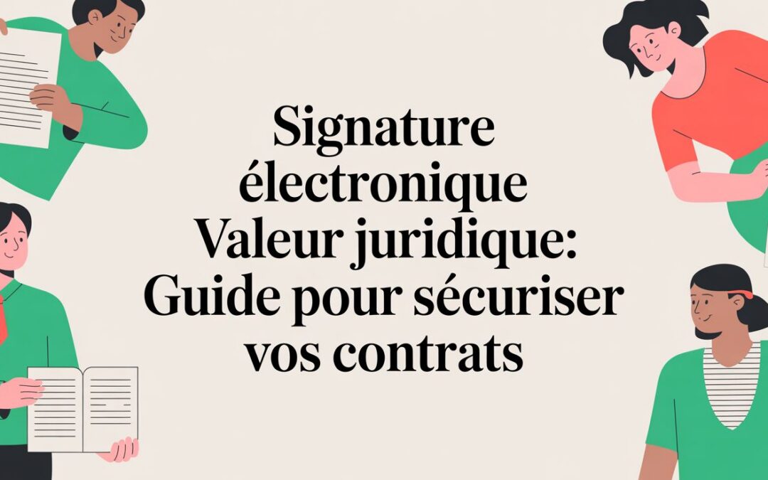 Signature électronique valeur juridique: Guide pour sécuriser vos contrats