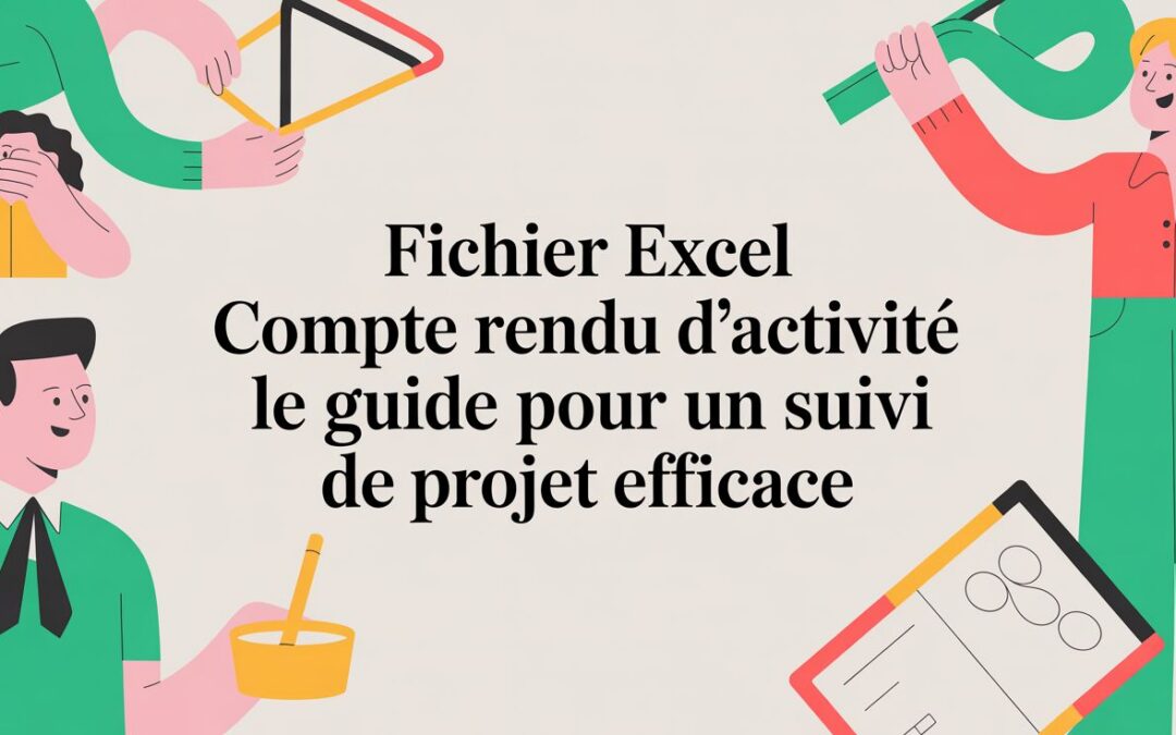 Fichier excel compte rendu d&rsquo;activité le guide pour un suivi de projet efficace