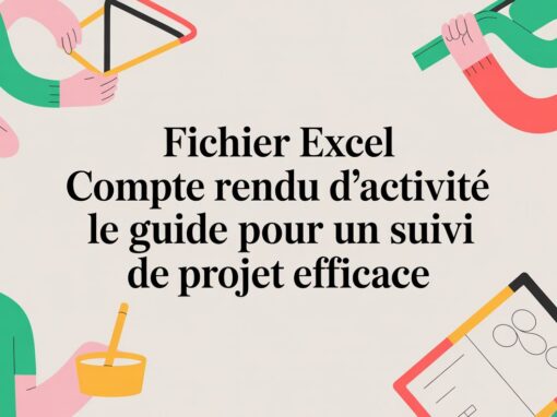 Fichier excel compte rendu d&rsquo;activité le guide pour un suivi de projet efficace