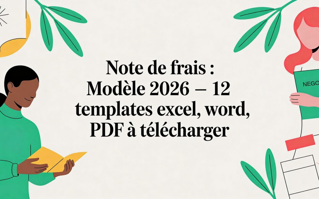 Note de frais : modèle 2026 – 12 templates Excel, Word, PDF à télécharger