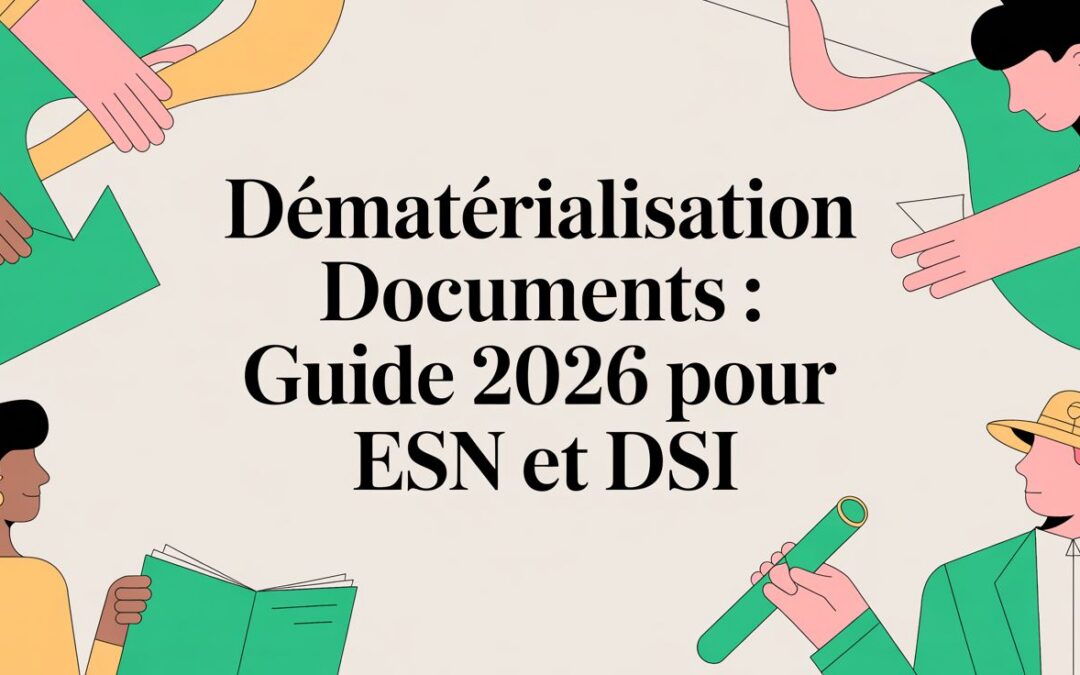 Dématérialisation documents : guide 2026 pour ESN et DSI