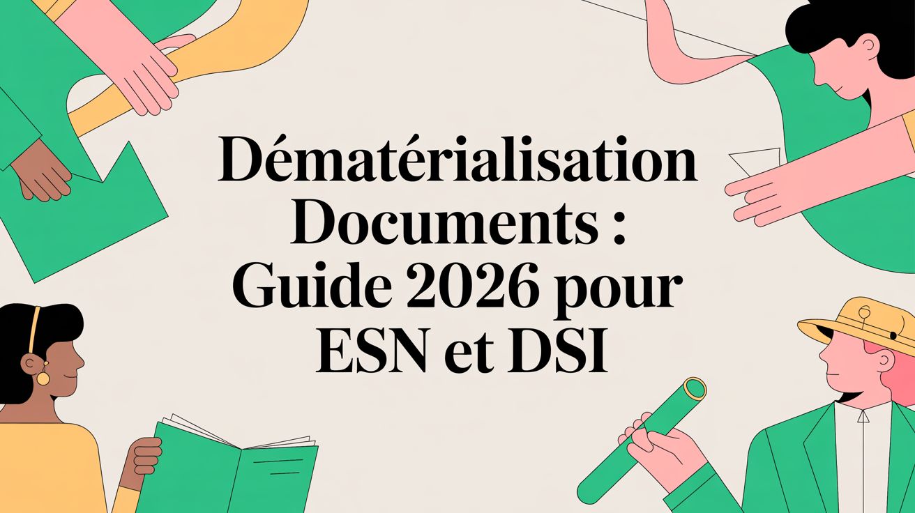 document-digitization-business-illustration