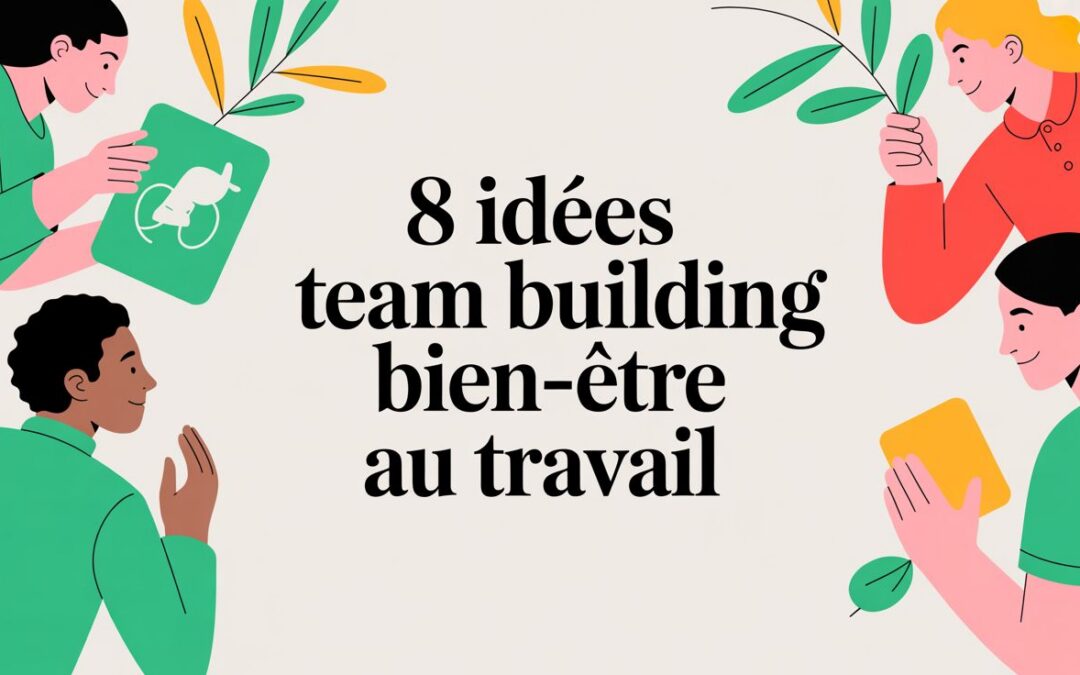 8 idées team building bien-être au travail