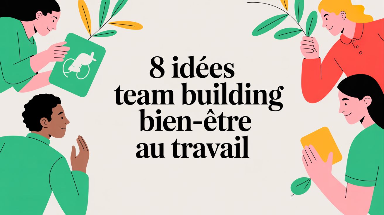 8 idées team building bien-être au travail